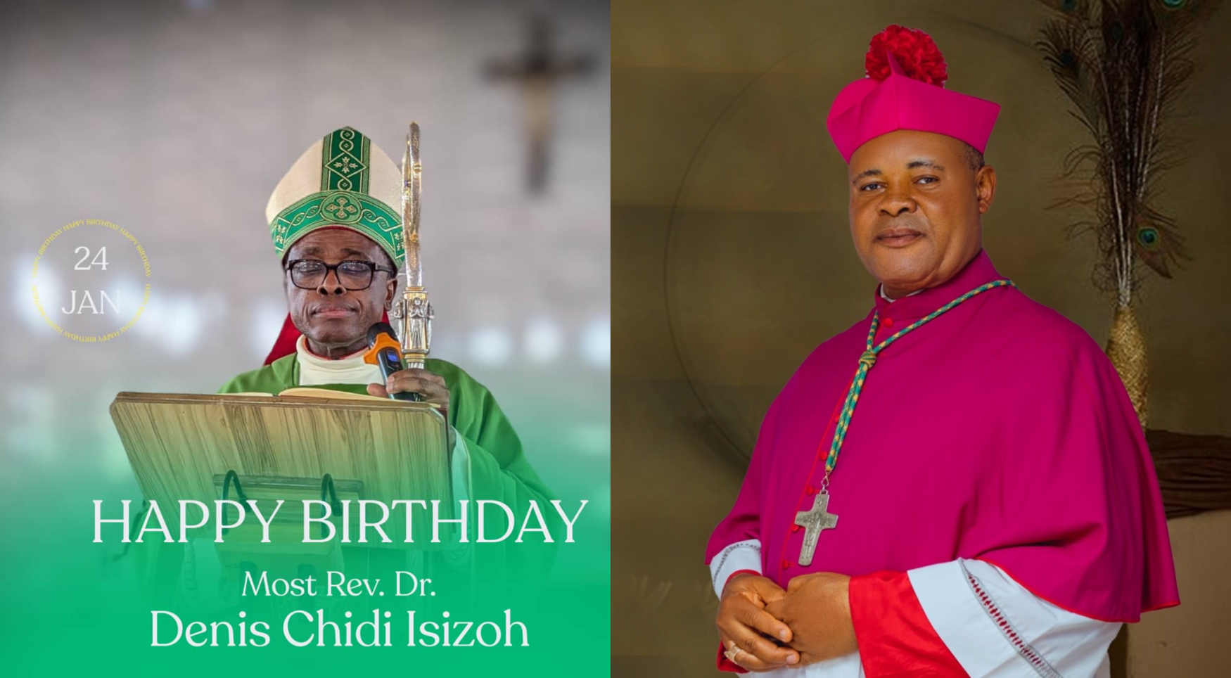 Governor Soludo Congratulates Bishops Isizoh and Okoye on Their Birthdays