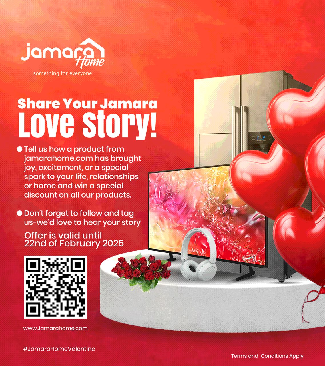 Jamara Home Celebrates Valentine's With Consumers, Introduces Special Love Discounts For Lovers